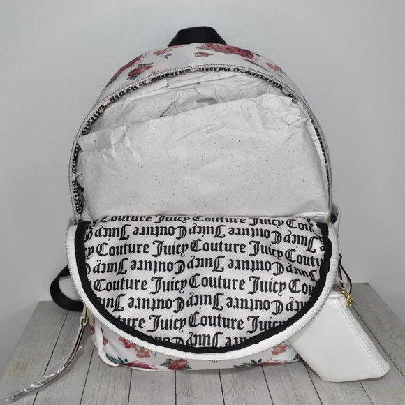 Juicy Couture Floral Backpack Vintage Rose White main image 7